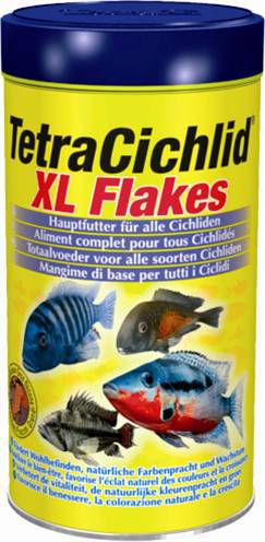 Tetra cichlid visvoer vlokken