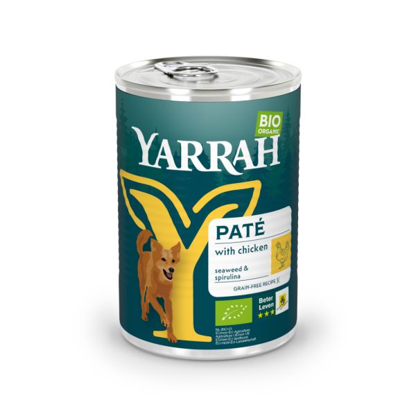 Yarrah dog blik pate met kip