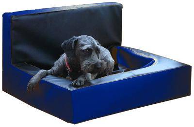 Bia wall blauw zwart