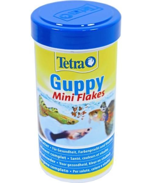 Tetra guppy visvoer vlokken
