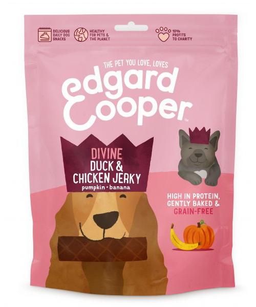 Edgard & cooper jerky eend / kip graanvrij