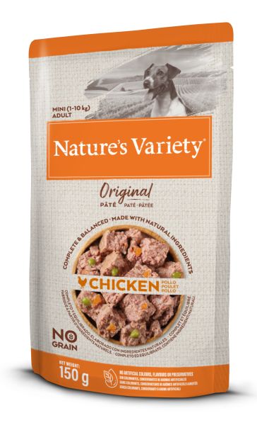 Natures variety original mini pouch chicken hondenvoer