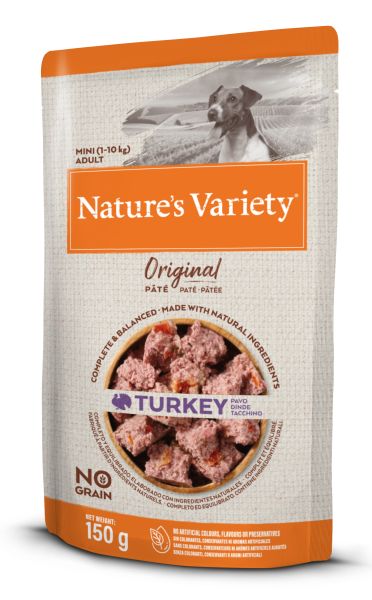 Natures variety original mini pouch turkey hondenvoer