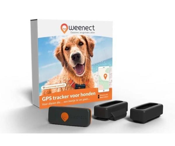 Weenect tracker hond zwart