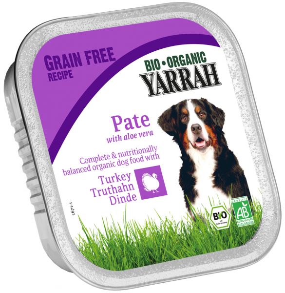 Yarrah dog kuipje welness pate kalkoenaloe vera Yarrah dog kuipje welness pate kalkoenaloe vera