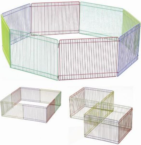 Ipts knaagdierren 8 panelen ieder 23x34cm totaal kooi