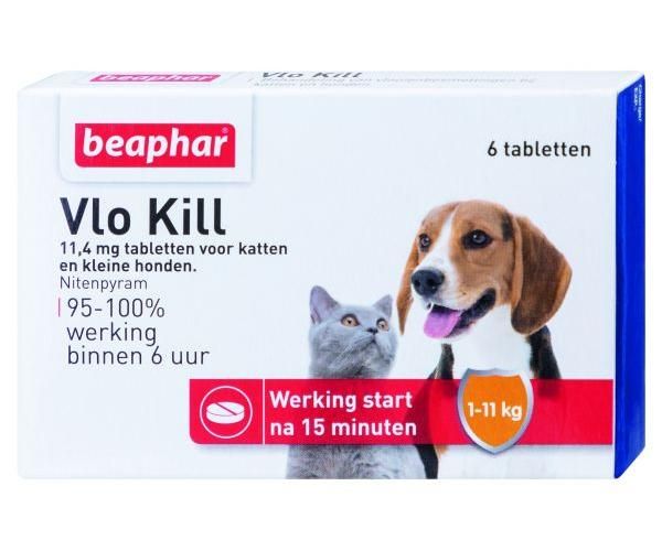 Beaphar vlo kill kleine hond kat tot 11 kg