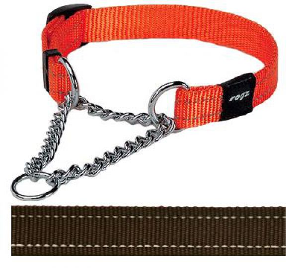 Rogz for dogs snake choker choco