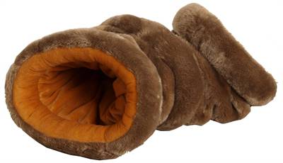 Boon katten ritseltunnel luxe bruin
