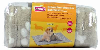 Adori hondendeken belfast fleece beige