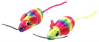 Boon kattenspeelgoed regenboogmuis