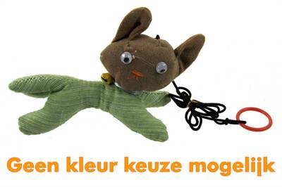 Boon kattenspeelgoed poes met bel assorti