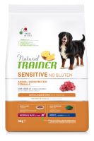 Natural trainer dog adult medium / maxi sensitive lamb glutenvrij hondenvoer